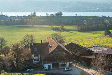 Hof mit Ausblick