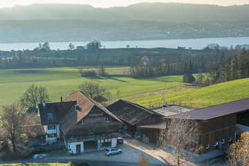 Der Hof Etter von oben